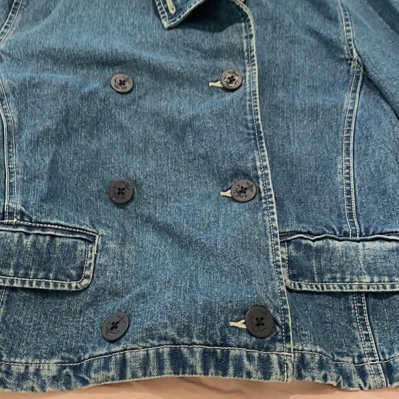 Jean Jacket Ann Taylor size Large - Picture 3 of 7